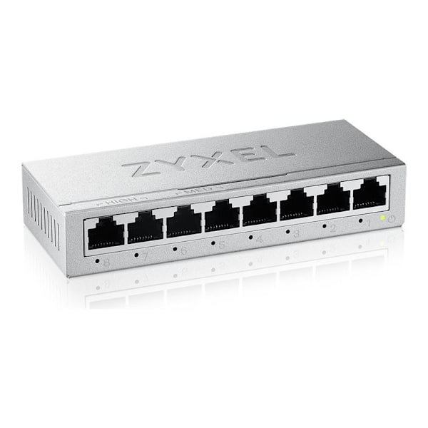 Zyxel GS-100 series GS-105B - Version 5 - switch - ohanterad - 5 x 10/100/1000 - skrivbordsmodell