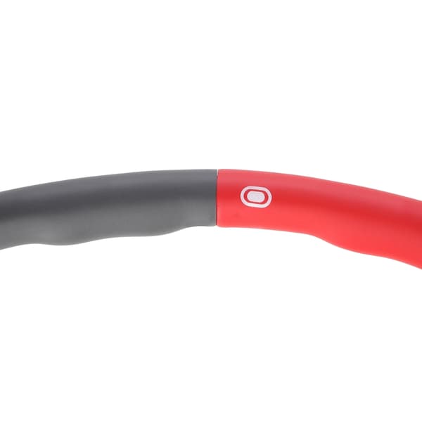 Hula Hoop 100cm, puna-harmaa kuntorengas