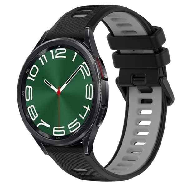 Samsung Galaxy Watch 6 Classic 47mm Rem - Grå/Sort