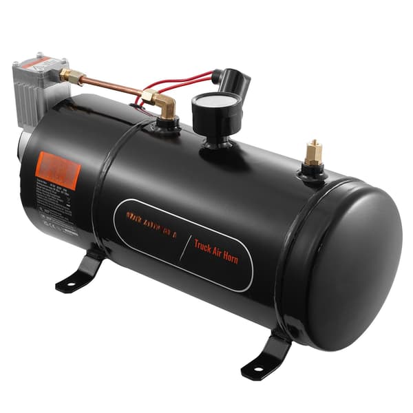 12V luftkompressor med 0,8 gallon tank, 120 PSI