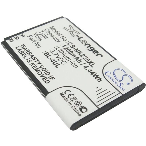 Batteri för BL-4UL ersättningsbatteri