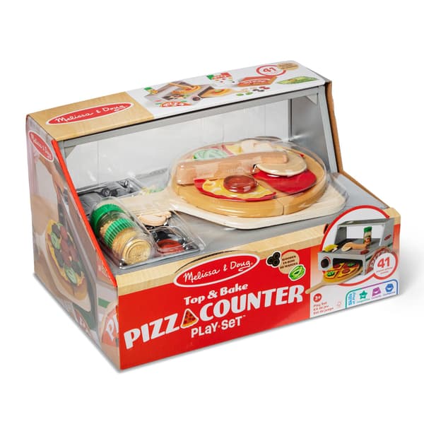 Lasten pizzaleikkisetti 41 osalla ja uunitiskillä
