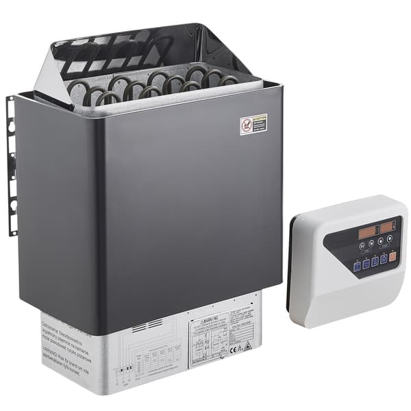 6kW elektrisk bastuaggregat, 400V 3N, digital timerkontroll