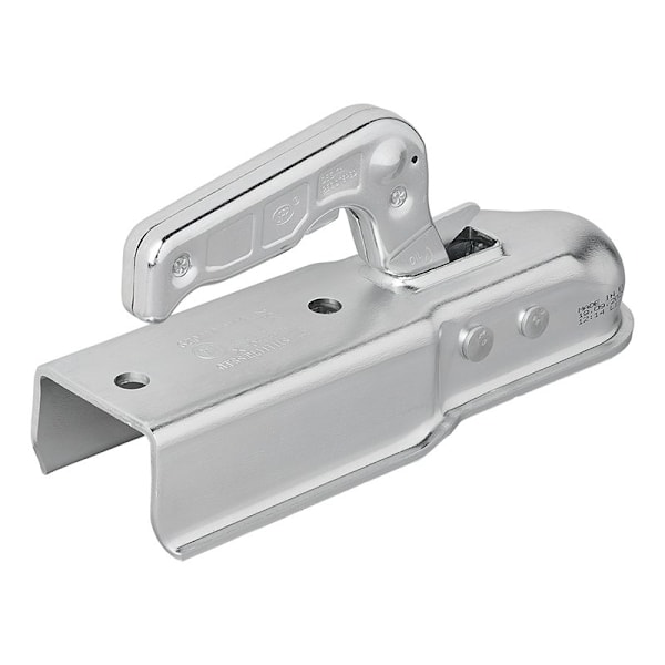 Kuglekobling stål lodret 2 huller firkantet 60mm 1300kg bremset