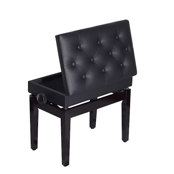 Klaverbænk Opbevaringsplads Makeup Skammel Højdejusterbar 54,5X33X48-58Cm
