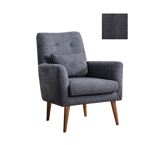 Wing Chair Zeni Berjer - Mørkegrå