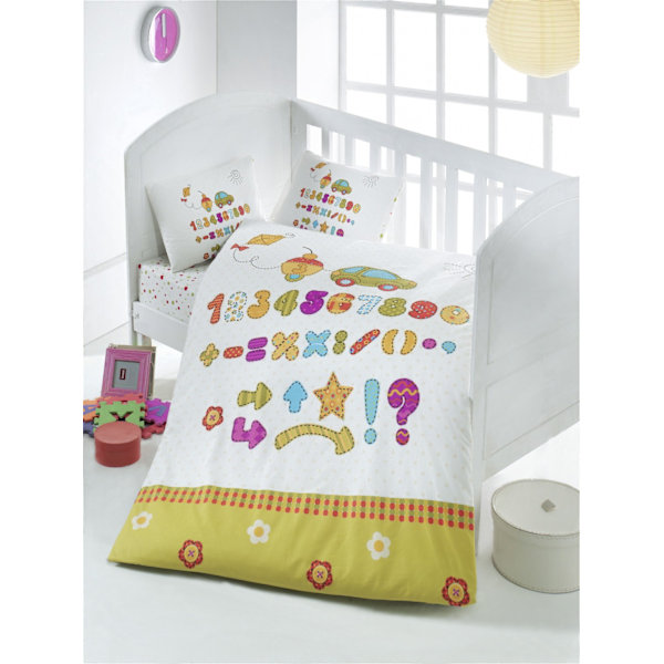 Ranforce Baby Quilt Cover Set Abaküs