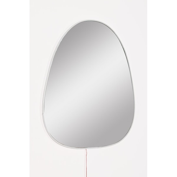 Spejl med Led Belysning Quippy - Hvid