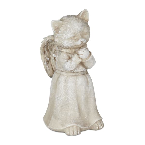Katte engle statue