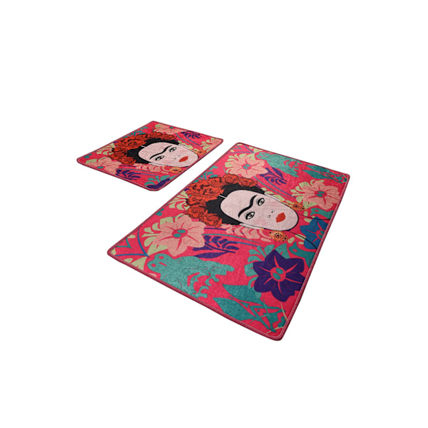 Badmatsset (2 delar) Frida - Rosa