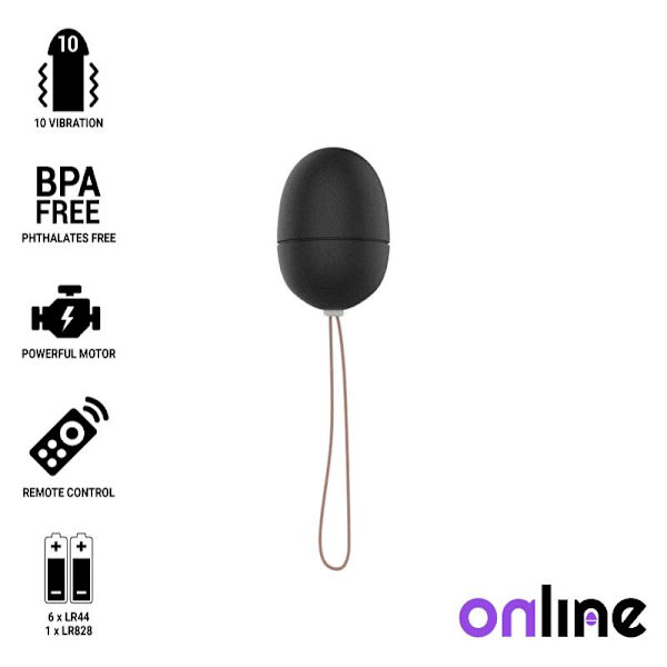 Online - Fjernbetjening Vibrating Egg S Sort