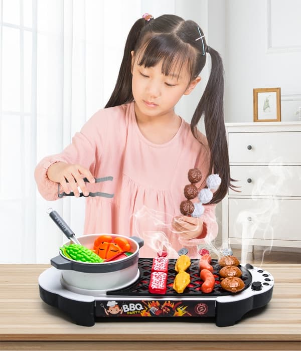 Mini køkken grill grill køkken tilbehør til børn