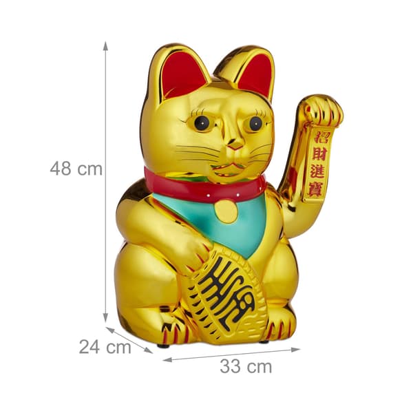 XXL Maneki Neko heiluttava kissa
