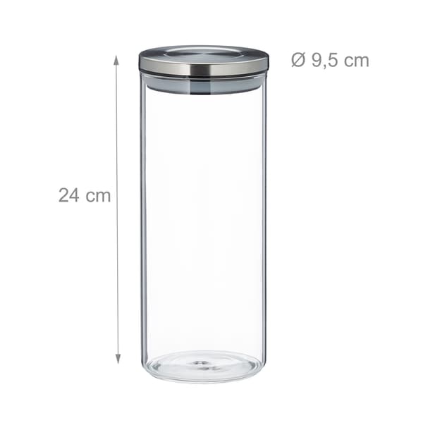 Säilytyspurkit 3 kpl. 1500 ml