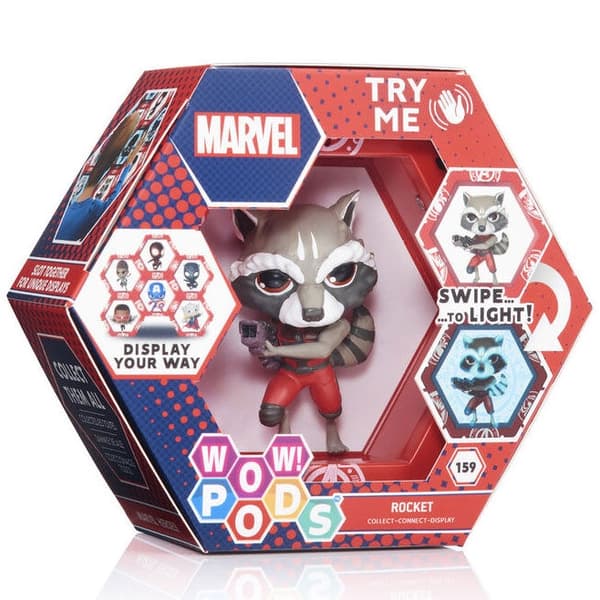 Vau! POD Marvel Rocket Raccoon -led-hahmo