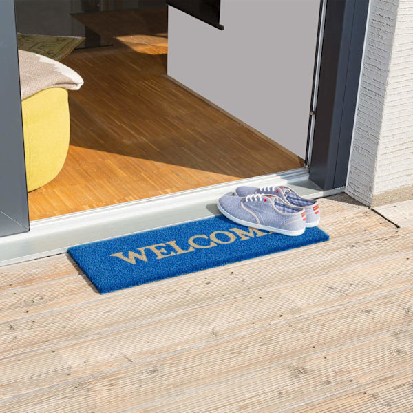 Dörrmatta kokosfiber smal ”Welcome”