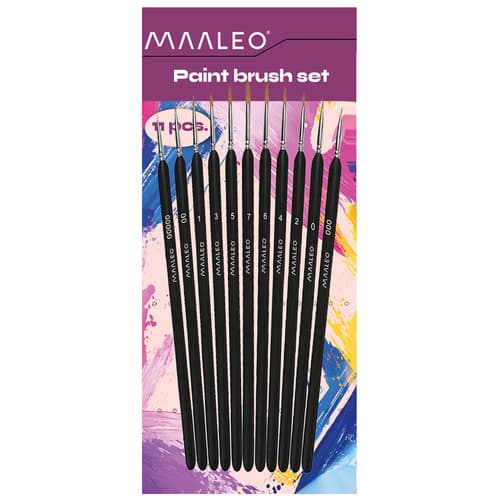 Penslarset med stativ – 11 stycken