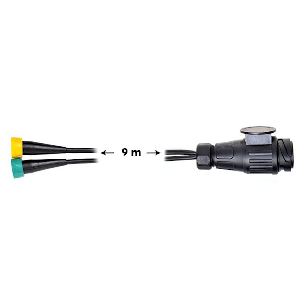 Ledningsnet 9M med stik 13-polet og 2x stik 5-polet