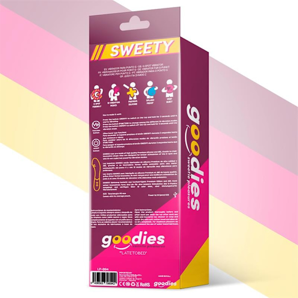 Sweety G-Spot Vibe USB silikoni fuksia