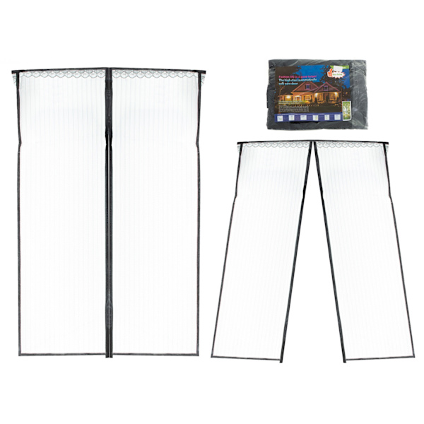 Myggenet magnetisk dørnet 110x220cm