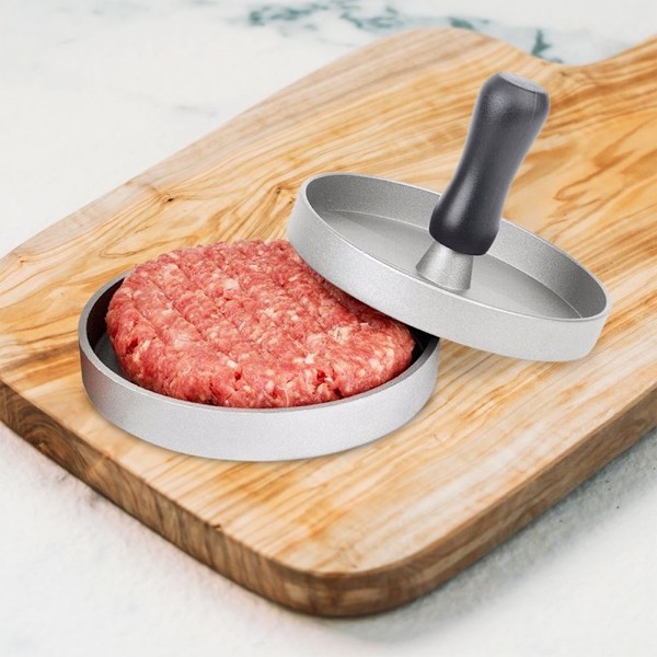 Hamburgerpresse til perfekte kødportioner