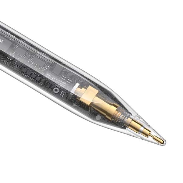 Stylus-penna för iPad med aktiv utbytbar spets Smooth Writing 2 med USB-C-kabel, vit