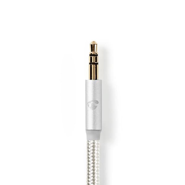 Lightning Sovitin | Apple Lightning 8-Pin | 3.5 mm uros | Kullattu | 1.00 m | Pyöreä | Nailon