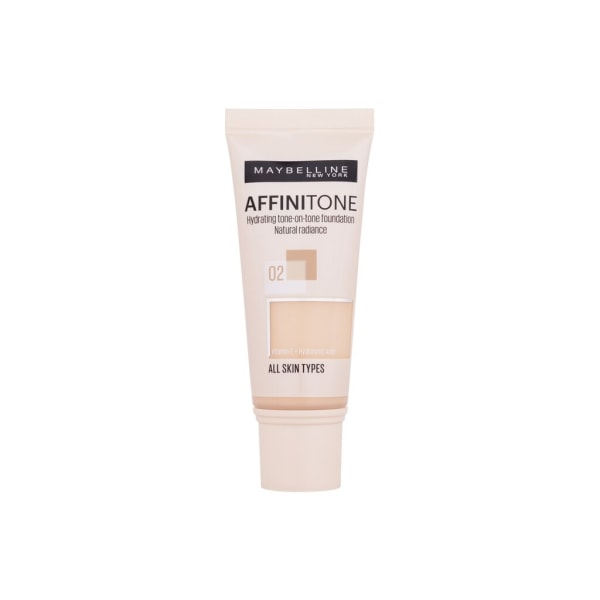 Maybelline - Affinitone 02 Light Porcelain - For Women, 30 ml