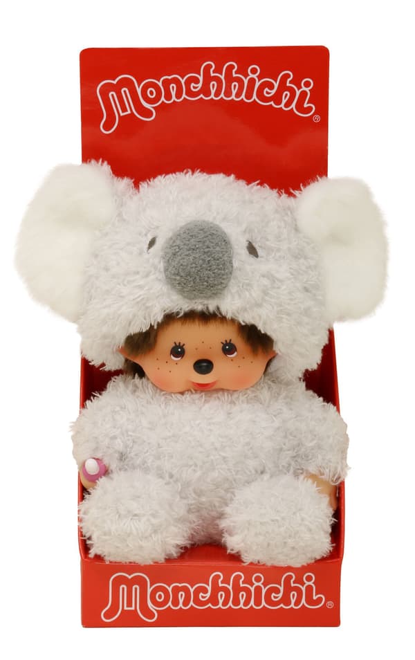Blød Koala Plyslegetøj, Siddende, 18 cm
