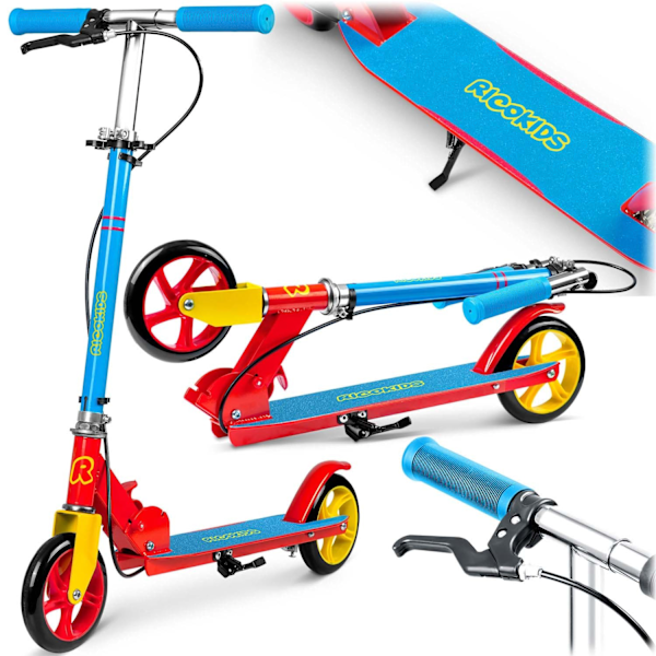 Blå-röd sparkcykel Kodi från Ricokids