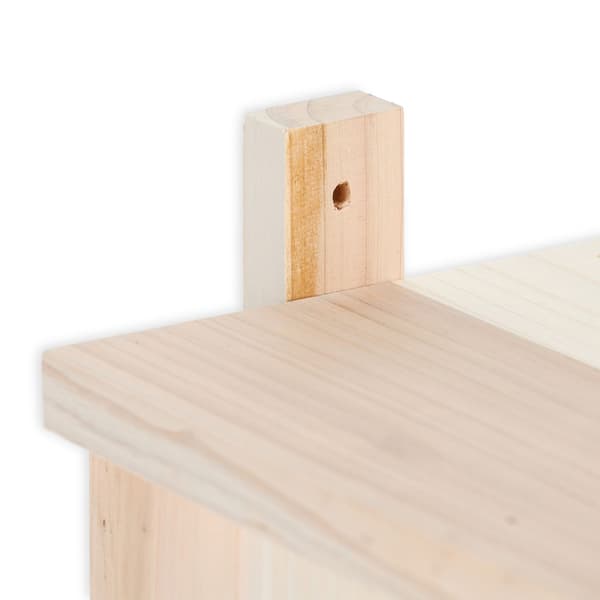 Birdhouse Luonnonpuuta Puoliontelon linnut