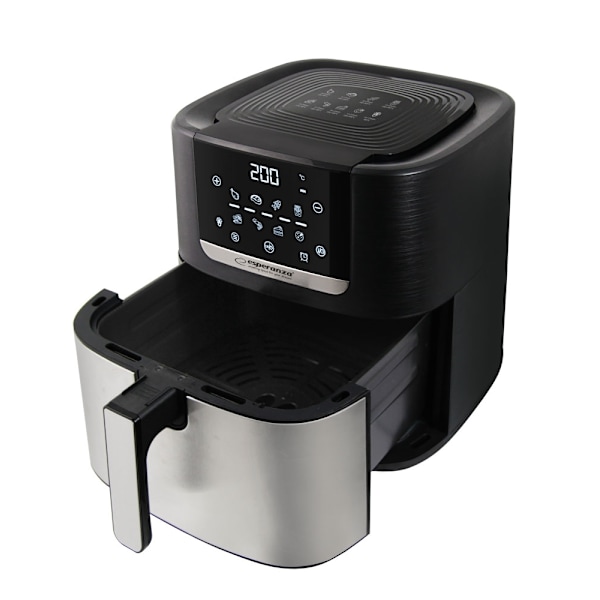 8L oljefri airfryer, 8 program, upptining, timer