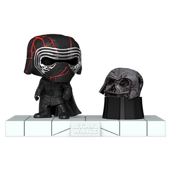 Kylo Ren-figur med Darth Vader-hjelm, Star Wars-samlerobjekt