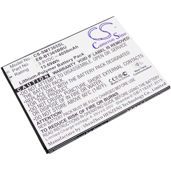 Batteri til Samsung Galaxy Tab Active osv