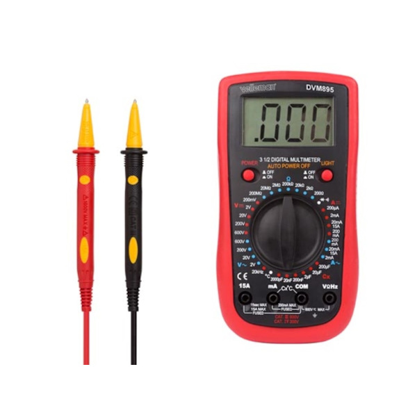 Digitalt multimeter - Cat Iii 600 V / Cat Iv 300 V - 1999 tal