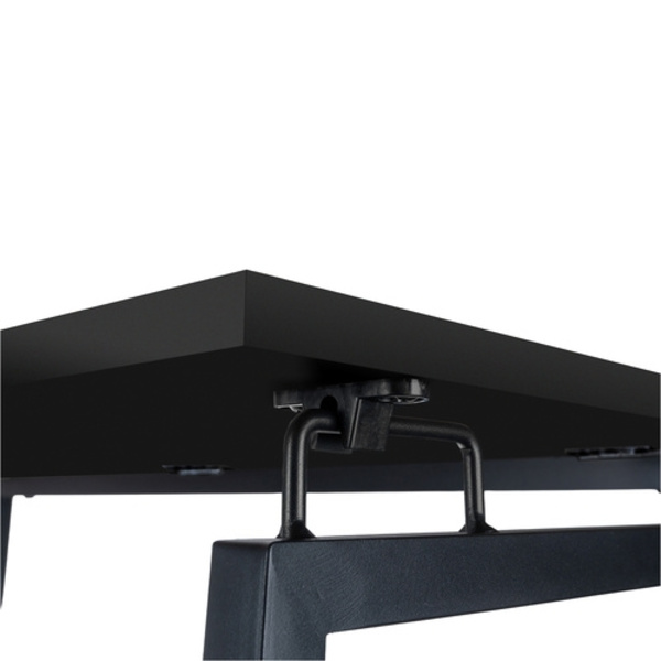 Fällbart skrivbord träsvart 26117