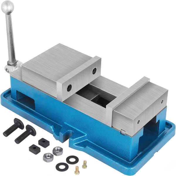CNC-frässkruvstäd, 13 cm käftbredd, 24 kN klämma