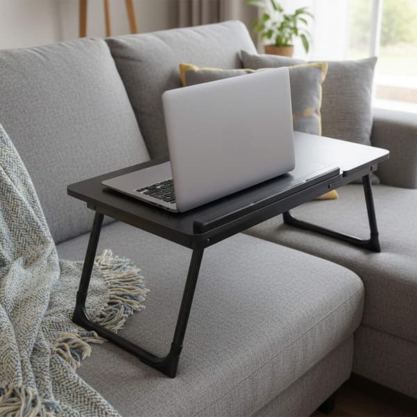 Justerbart laptopbord – Sammenklappeligt, vipbart bord