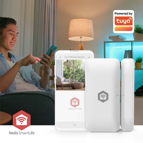 SmartLife Dörrfönstersensor | Zigbee 3.0 | Batteridriven | Android™ / IOS | Vit