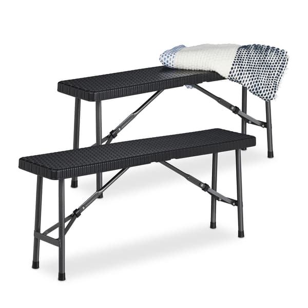 Black Beer Bench set om 2