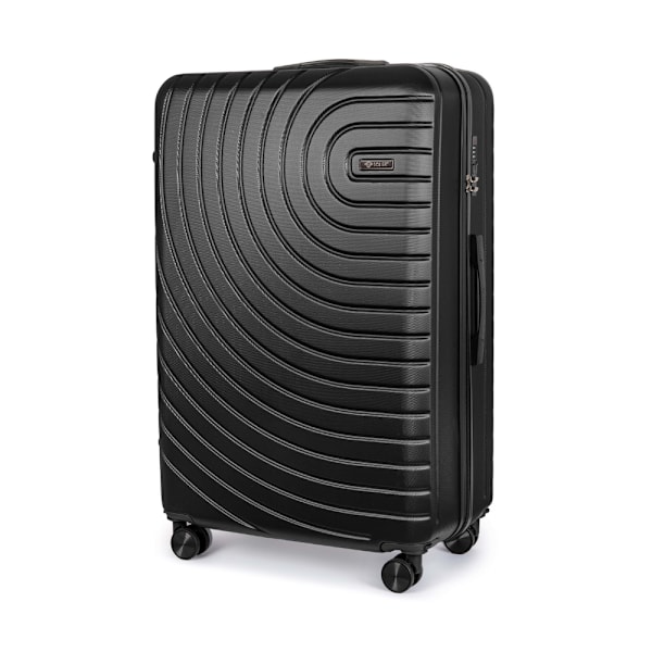 Medium resväska ABS SOLIER AVENTOR STL1064 SVART 24" M