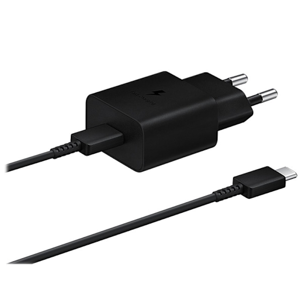 Samsung USB-C snabbladdare & USB-C-kabel, 15W - Svart