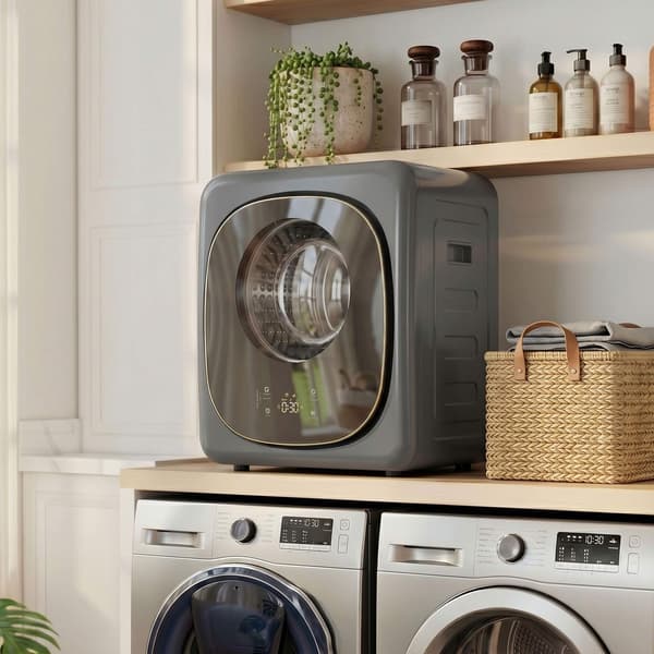Tørretumbler med ventilation, 4 kg kompakt, 5 tilstande, timer