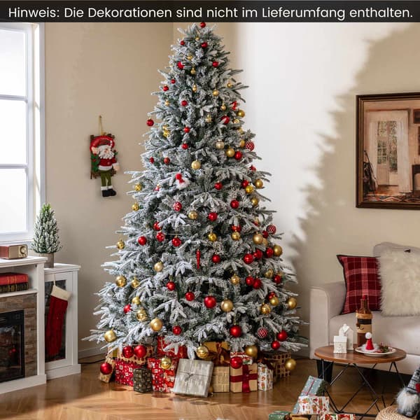 240 cm lumiparveileva tekokuusi, 460 LEDiä