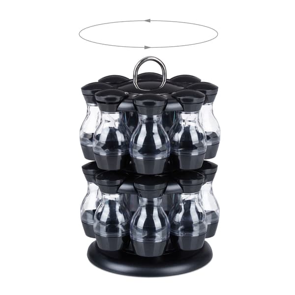 Kryddkarusell med 16 glas