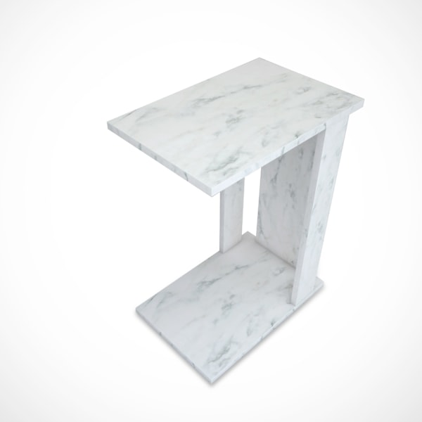 Sidebord Pasific C - Hvid, Sort