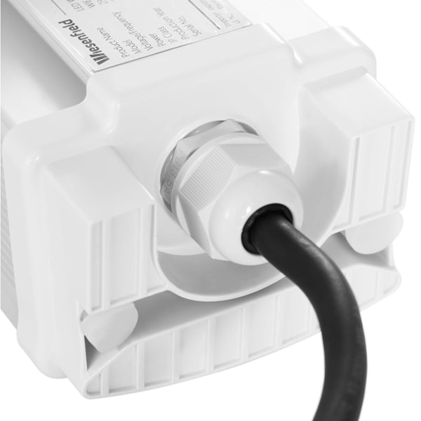 LED-lamparmatur vattentät hermetisk för verkstadslager IP65 2200 lm 60 cm 20 W
