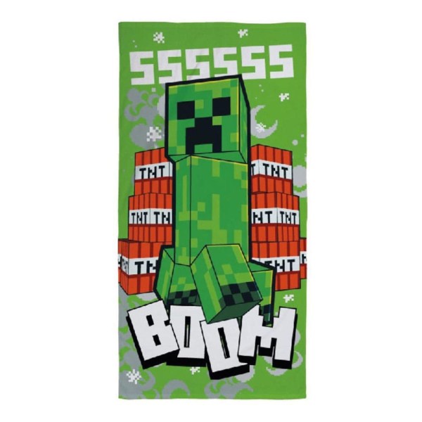 Minecraft Handduk Creeper Boom 70 x 140 cm