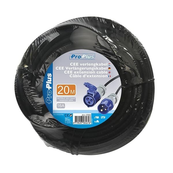 CEE forlængerkabel 20M 3x1,5mm²