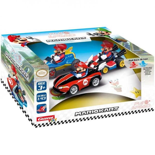 Mario Kart Mario Pull Speed ​​sæt 3 biler